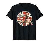 Chemise Supermarine Spitfire RAF pour la Seconde Guerre mondiale Avion Pinup T-Shirt