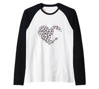 Chemise tête de Cheval pour Femme Imprimé léopard Manche Raglan