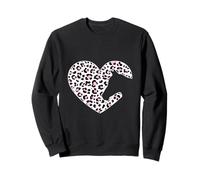 Chemise tête de Cheval pour Femme Imprimé léopard Sweatshirt
