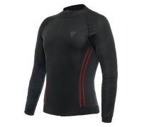 Dainese No-Wind Thermo LS Veste fonctionnelle, noir-rouge, taille L