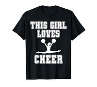Chemise This Girl Loves Cheer - Cheerleading Game Day Support T-Shirt