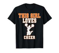 Chemise This Girl Loves Cheer - Cheerleading Game Day Support T-Shirt