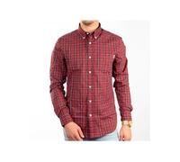 Chemise Timberland Homme Style canadienne Rouge Coton M