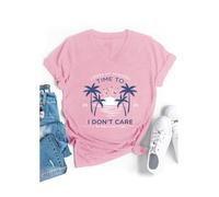Chemise Time to I Don't Care We Really Don't Care, rose, M
