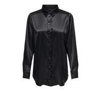Chemise tissÃ© ample en satin femme Only Onlvictoria Noir L