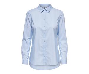 Chemise tissÃ©e manches longues femme JDY Mio Bleu 40