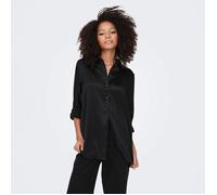 Chemise tissé ample en satin femme Only Onlvictoria - black - L XS