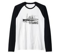 Chemise Titanic Ship Atlantic Vintage Design du Titanic Manche Raglan