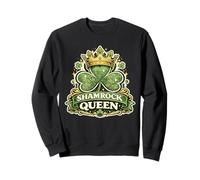 Chemise trèfle Reine Couronne trèfle Royal St Patrick Day Sweatshirt