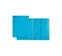 Chemise trieur 3 rabats format a5 carton 320g bleu leitz 3925-00-35