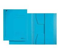Chemise trieur 3 rabats format a5 carton 320g bleu leitz 3925-00-35 G