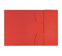 Chemise-trieur, A4, carton de 430 g/m2, rouge