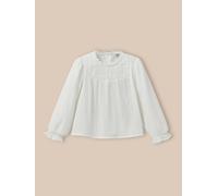 Chemise trousseau fille gaze de coton ecru 12A