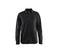 Chemise twill Blaklader Noir XS
