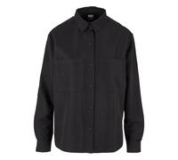 Chemise twill oversized femme Urban Classics Noir XS