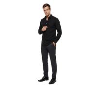Chemise unie Marvelis Body Fit - Noir - taille col: 39