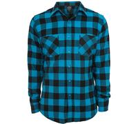 Urban Classics Checked Flanell Long Sleeve Shirt Bleu M Homme