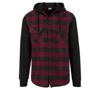 Urban Classics Chemise merlot / noir Taille XL