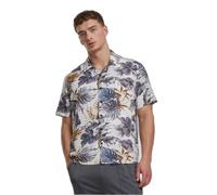 Urban Classics Viscose Aop Resort Short Sleeve Shirt Blanc 5XL Homme