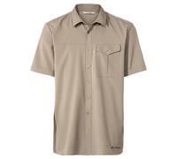 Vaude Rosemoor Ii Short Sleeve Shirt Beige L Homme