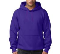 Chemise Velours Homme Bonnet Capuch Noel Sweat-Shirt Lot Pull Travail Zippe Jogging Manche D'intérieur Vêtements Hiver Personnalisable Sweat Polaire Hommes Violet foncé M
