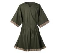 Chemise viking Runcati pour homme - Costume médiéval - Renaissance - T-shirt de pirate - Tunique - Chevalier guerrier - Chemise de pirate - Haut celtique - Tenue - Chemisier LARP - Manches longues