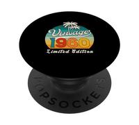 Chemise Vintage 1960 66e Anniversaire édition limitée 66 Ans PopSockets PopGrip Adhésif