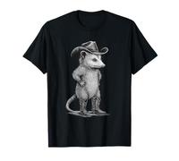 Chemise vintage cowboy opossum western country femme homme T-Shirt