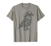 Chemise Vintage Cowboy Perruche - Go on Now Git Budgie T-Shirt