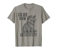 Chemise Vintage Cowboy Raccoon - Go on Now Git Western Raccoon T-Shirt