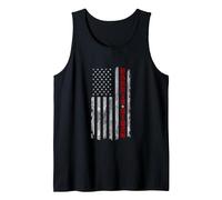 Chemise Vintage Drapeau Américain 2020 Président Biden Débardeur, Homme, Noir, XXL