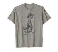 Chemise Vintage en Forme d'oie de Cowboy - Go on Now Git Funny Goose T-Shirt
