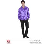 Chemise violette homme satinée - (40/42) violette G