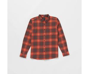 Chemise Volcom Caden Plaid Bright Red Homme Rouge 2024 taille S