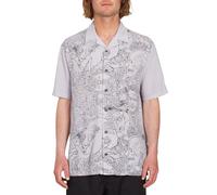 Chemise Volcom Fa Ed Merlin Murray Ss Prt-print Homme Gris 2023 taille S