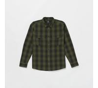 Chemise Volcom Shadowstone Flannel Wintermoss Homme Vert 2024 taille XS
