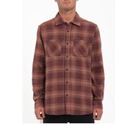 Chemise Volcom Tone Stone Marron Homme S