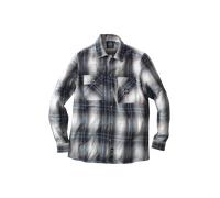 §Chemise West Coast Choppers Riser Marron-Bleu§