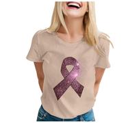 Chemiser Femme Manche 3/4 Col V Été Tee Shirt Chic Et Elegant Haut Et Confortable Décontracté Imprimé Chemise en Dentelle Chemise Lin Vêtements Grandes Tailles pour Femmes Rondes (Kaki,XXL)
