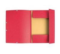 Chemises 3 rabats élastiques 400g rouge x 25 G