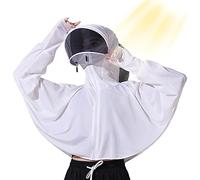 Chemises à capuche anti-UV pour femme, vêtements à séchage rapide pour filles, pour les voyages, les vacances, l'escalade, la pêche, le cyclisme, la randonnée, Blanc., 1