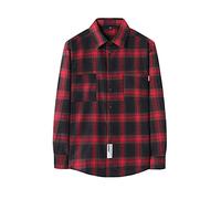 Chemises à Carreaux en Flanelle pour Hommes Chemises Décontractées à Boutons Manches Longues Chemise à Coupe Régulière Vérifiée Chemise Automne Hiver Chaud Surchemise Homme Chemise de Travail Veste