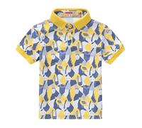 Chemises à manches courtes pour filles et filles - Imprimé multicolore - T-shirt à manches courtes - Hauts pour enfants - Chemise à manches courtes avec t-shirt M, bleu clair, 4-5 ans
