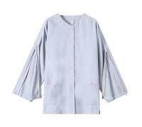 Chemises chirurgicales post-épaule pour hommes Chemises après une chirurgie de l'épaule Rétablissement Chemise à manches longues avec Entièrement ouverte Vêtements pour patients alités Dialyse Chimo