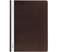 Chemises Classeurs A4, En Pp, Avec Couverture Avant Transparente, Lot De 10, Violet A4 Marron