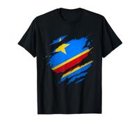 Chemises congolaises | Drapeau de la République démocratique du Congo T-Shirt