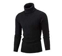 Chemises Coton Blanc Hiver Long Hommes Tops Automne Pulls Manches Hommes Blouse Camis Travail, Noir , XXXL
