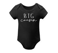 Chemises cousines pour enfants Annonce de grossesse cousine Vêtements tout-petits, Style noir, 9 mois