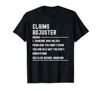 Chemises d'ajusteur de réclamations - Titre de Travail Amusant T-Shirt