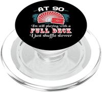 Chemises d'anniversaire Full Deck 90e Anniversaire 90 Ans PopSockets PopGrip pour MagSafe